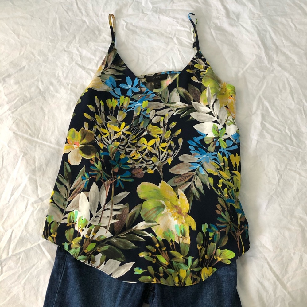 J Crew floral camisole